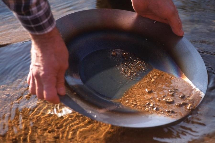 Gold panning