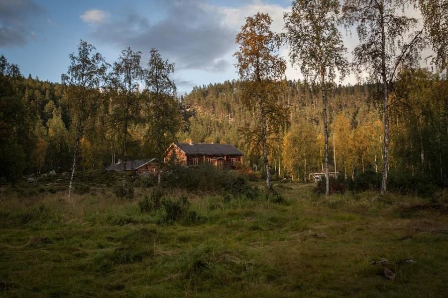 Old building of the crown station of Ivalojoki