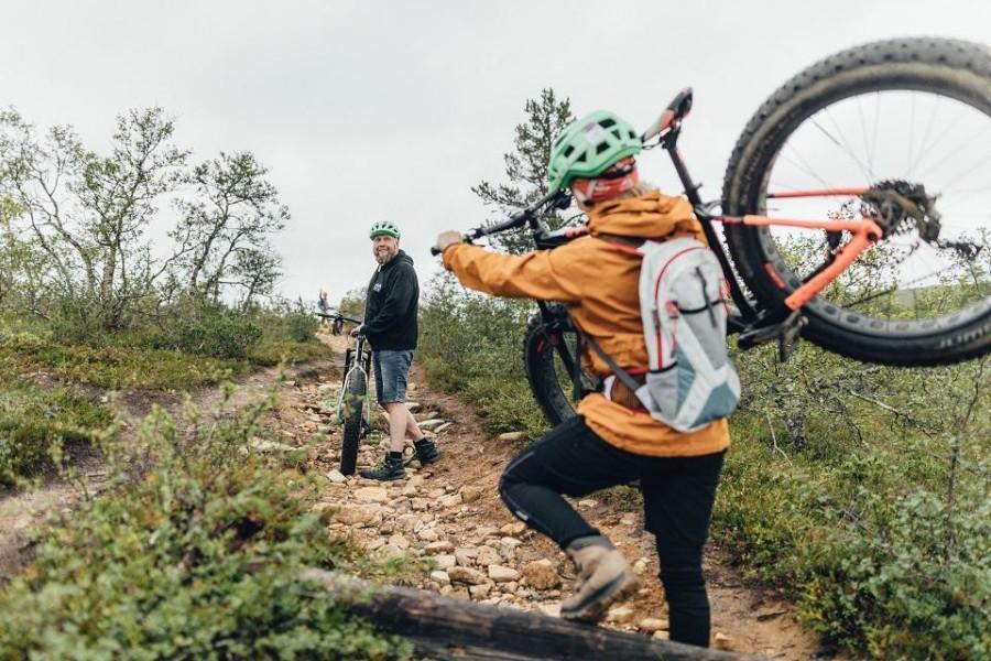 Mountain biking in Saariselkä